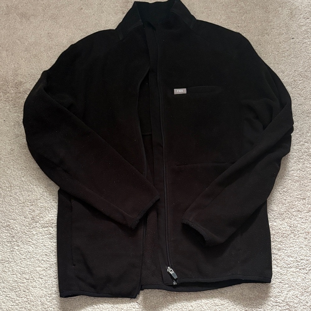 Figs Black Fleece Sweater